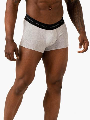 Bielizny Męskie Ryderwear Men Underwear Bokser Briefs Szare | PL2601AP