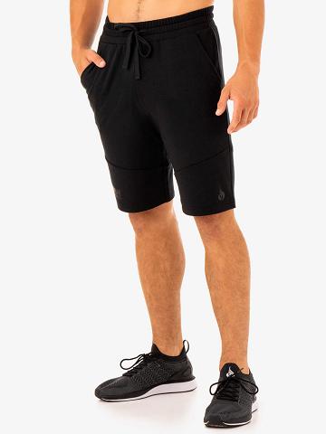 Szorty Męskie Ryderwear Men Shorts Limitless Track Czarne | PL2772OR